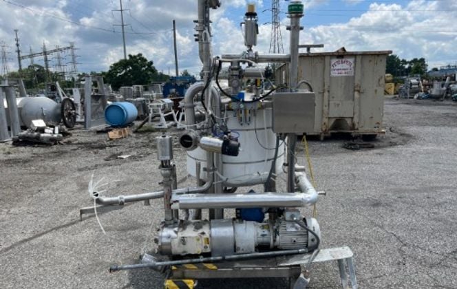 CIP Skid w/ Stainless Steel Tank, 5 HP Circulation Pump, 230/460 V - Image 3