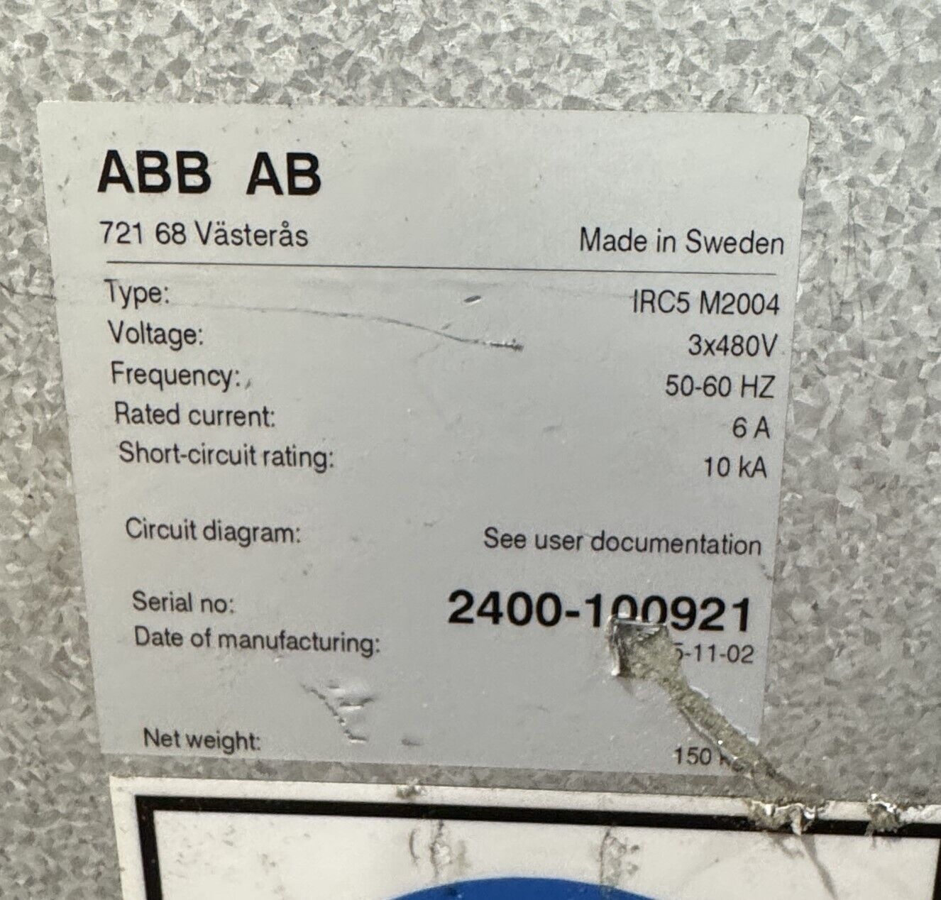 ABB Robots, 2 #IRB-2400/16, 1 #IRB-1600-10/1.45, IRC5 controls, 2015, AS IS (Lot of 3) - Image 5