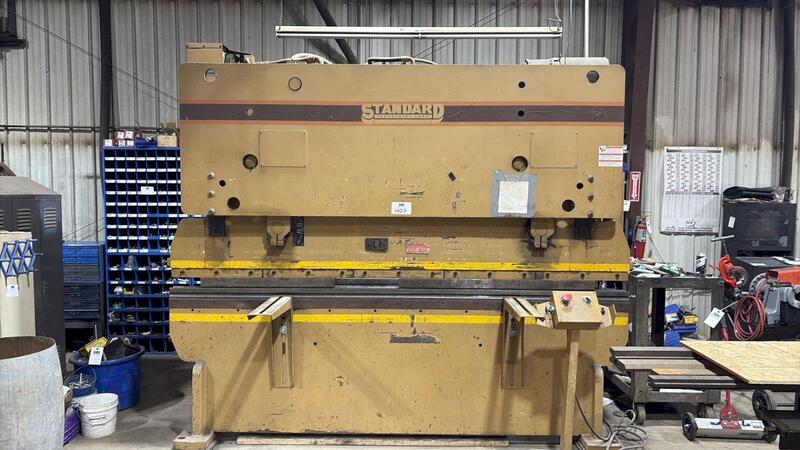 100 Ton, Standard #AB100-10, press brake, 10' overall, 101" between housing, 6" throat, 6" stroke, 13" open - Image 1