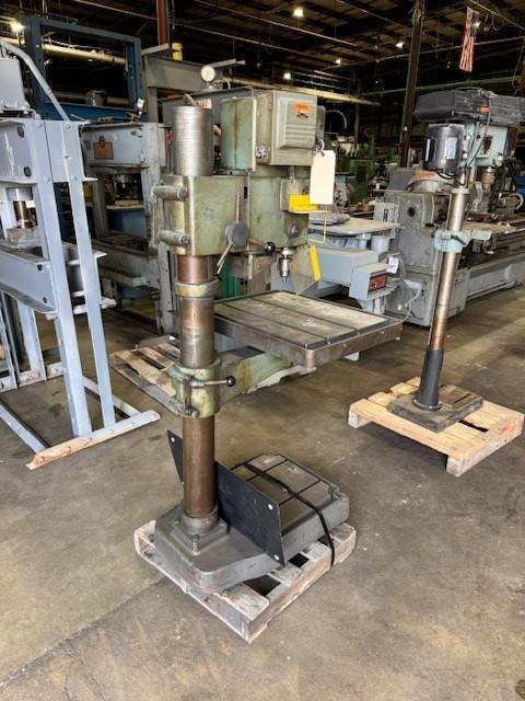 10" Boice Crane Wilton #20600, Drill Press, 8 speed 120-1640 RPM, 17.25" x 21" table, w/ t-slot, Jacobs drill - Image 1