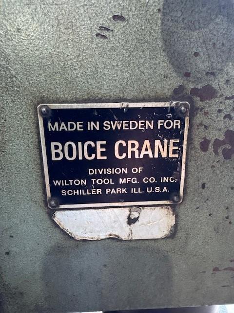 10" Boice Crane Wilton #20600, Drill Press, 8 speed 120-1640 RPM, 17.25" x 21" table, w/ t-slot, Jacobs drill - Image 6