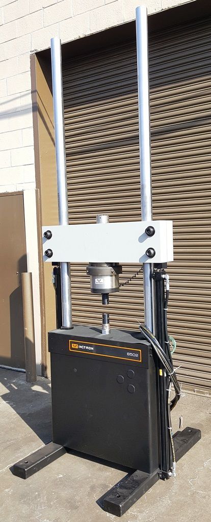 55 KIP (250 kN), Instron #8502, dynamic fatigue testing system, 2 columns, 26" btwn columns - Image 2