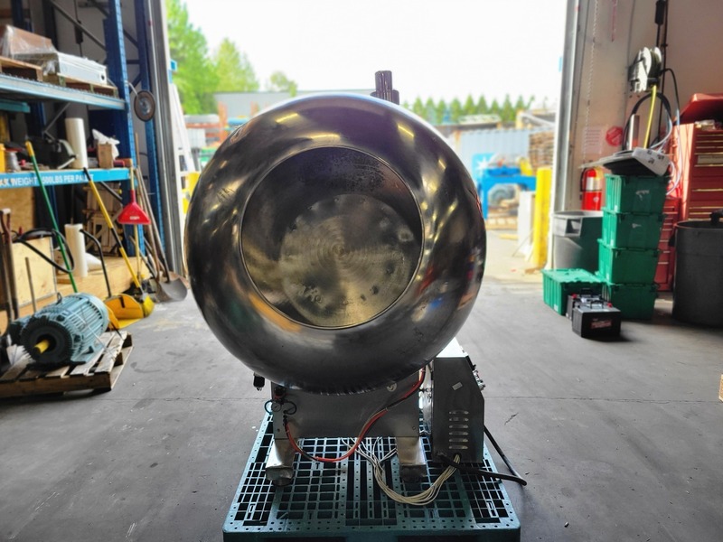 Shanghai Develop Machinery #BY-1000B, coating pan with hot air blower & spray dryer - Image 3