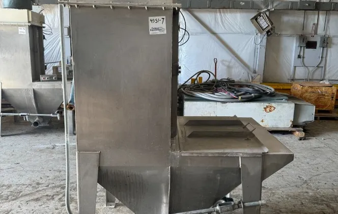 IAC, Bag Dump Station, Stainless Steel, w/Integrated Dust Collector & Blower - Image 2