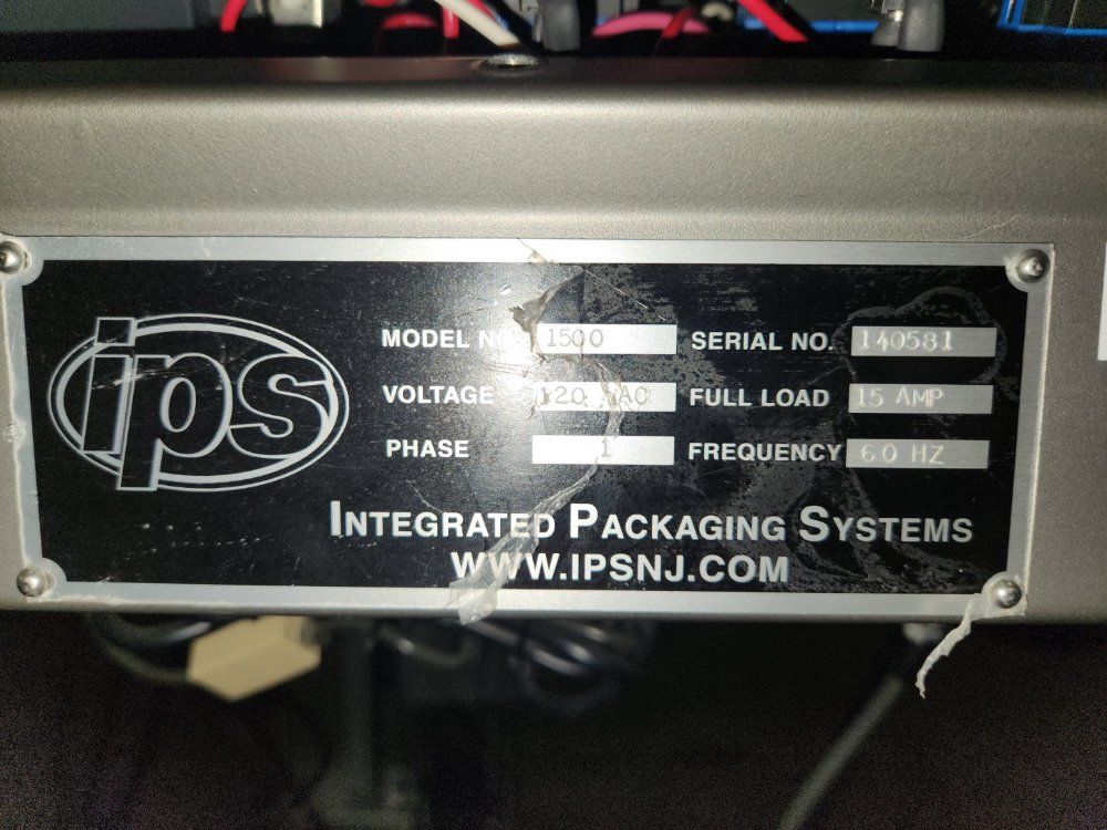 IPS #1500, Wrap-Around Labeler, w/Printer and Programmer, 120 V - Image 2
