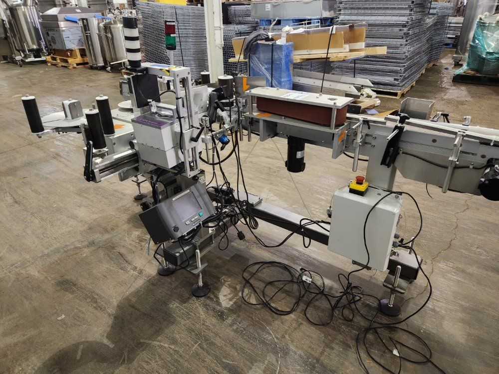 IPS #1500, Wrap-Around Labeler, w/Printer and Programmer, 120 V - Image 4
