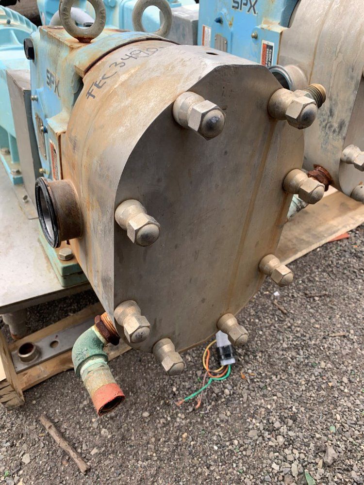 90 GPM, Waukesha #060U2, Rotary Lobe Pump, 2.5" Inlet/outlet, 7.5 HP, 230/460 V Motor, 2014 - Image 6