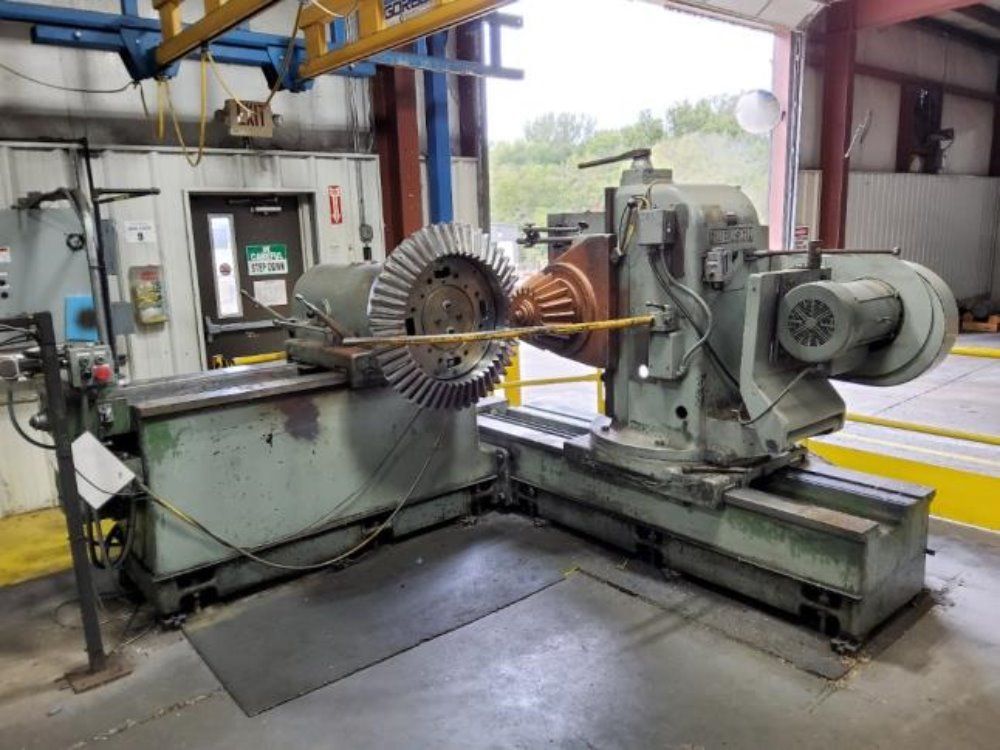 Gleason #61, Angular Hypoid Tester, 90" diameter, 0-135 Deg. Shaft Angle, 600 RPM Spindle - Image 2