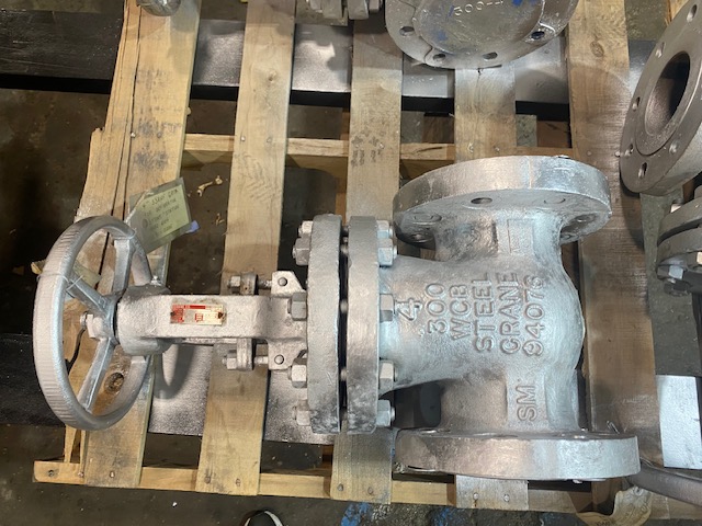 4" Crane #Class-400, steel manual ball valves, 1990, lot of 3 - Image 3