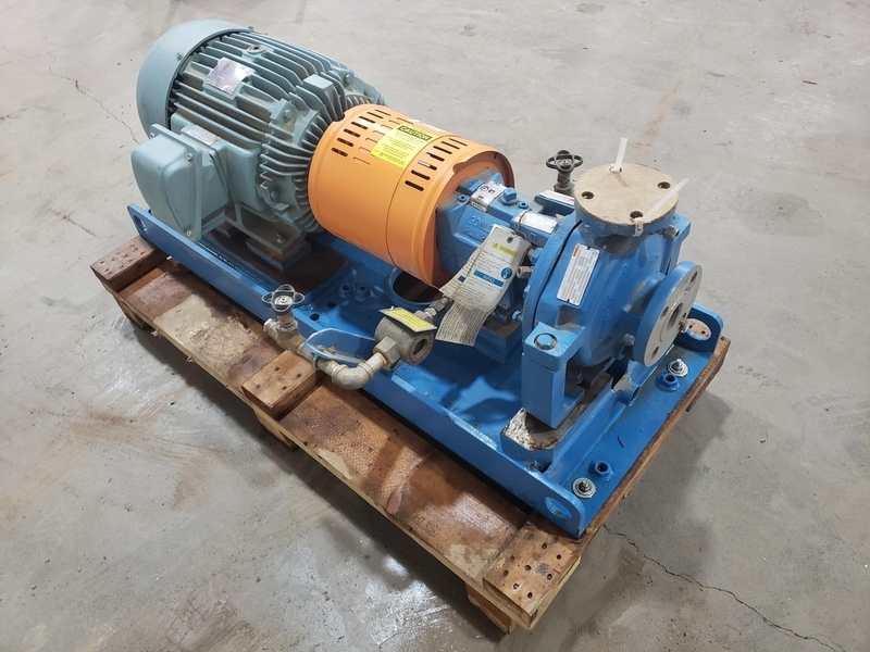 Goulds #HT96, pump assembly with 15 HP Teco Westinghouse motor, 80 GPM, 575 V., 2012 - Image 7