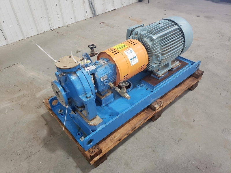 Goulds #HT96, pump assembly with 15 HP Teco Westinghouse motor, 80 GPM, 575 V., 2012 - Image 8