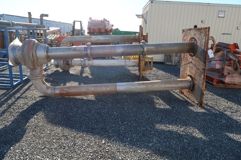 Stainless pump vertical slurry, 8" pipe diameter - Image 1