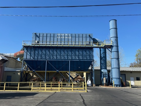 75000 cfm Delta Ducon #600' B' CL.EHD Arr 1, dust collector, baghouse, 300 HP, 1996 - Image 1