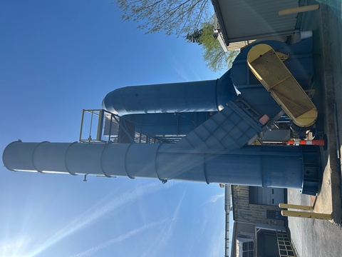 75000 cfm Delta Ducon #600' B' CL.EHD Arr 1, dust collector, baghouse, 300 HP, 1996 - Image 4