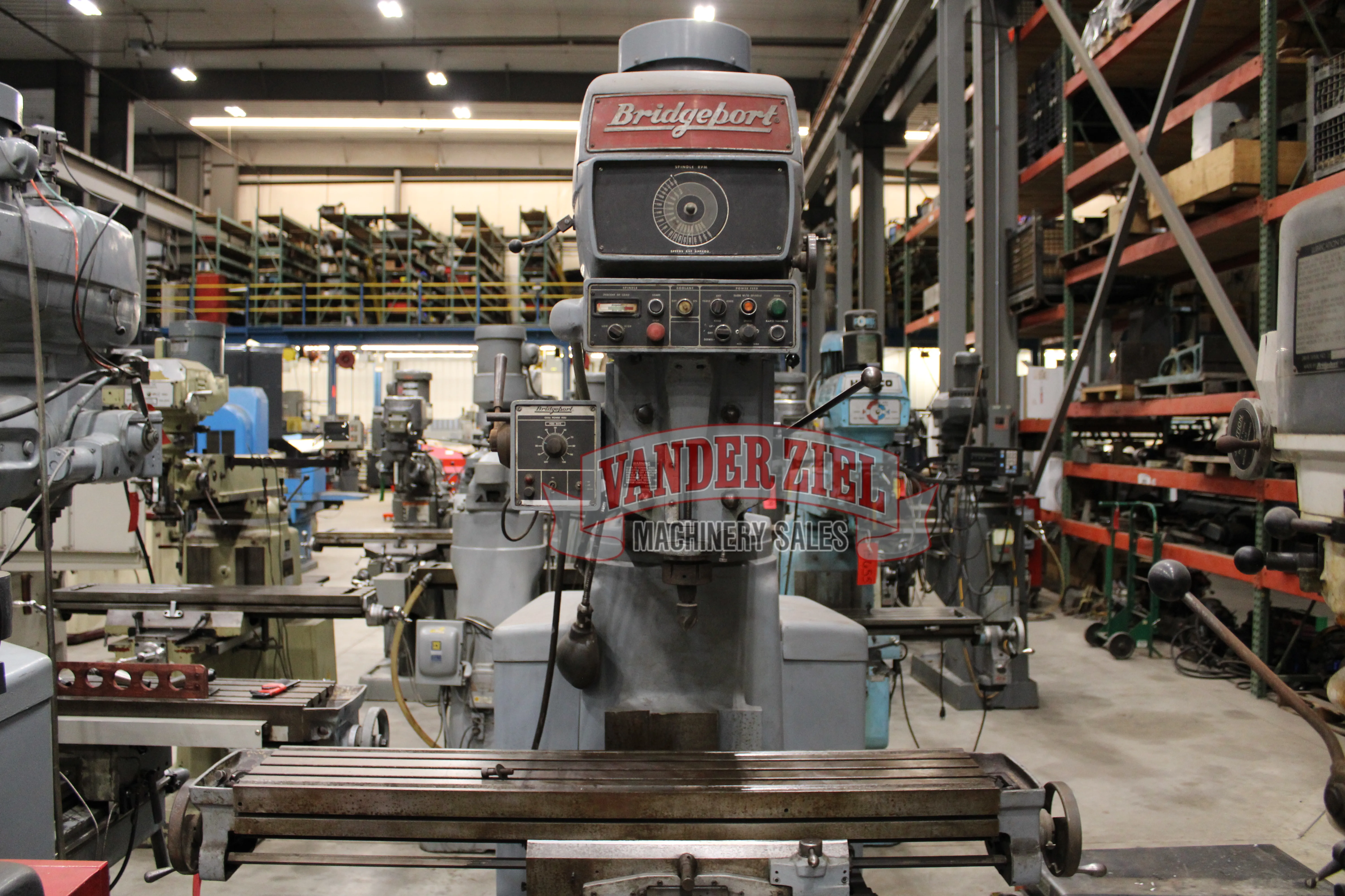 Bridgeport #Series-II, vertical knee mill, 11" x58" table - Image 1