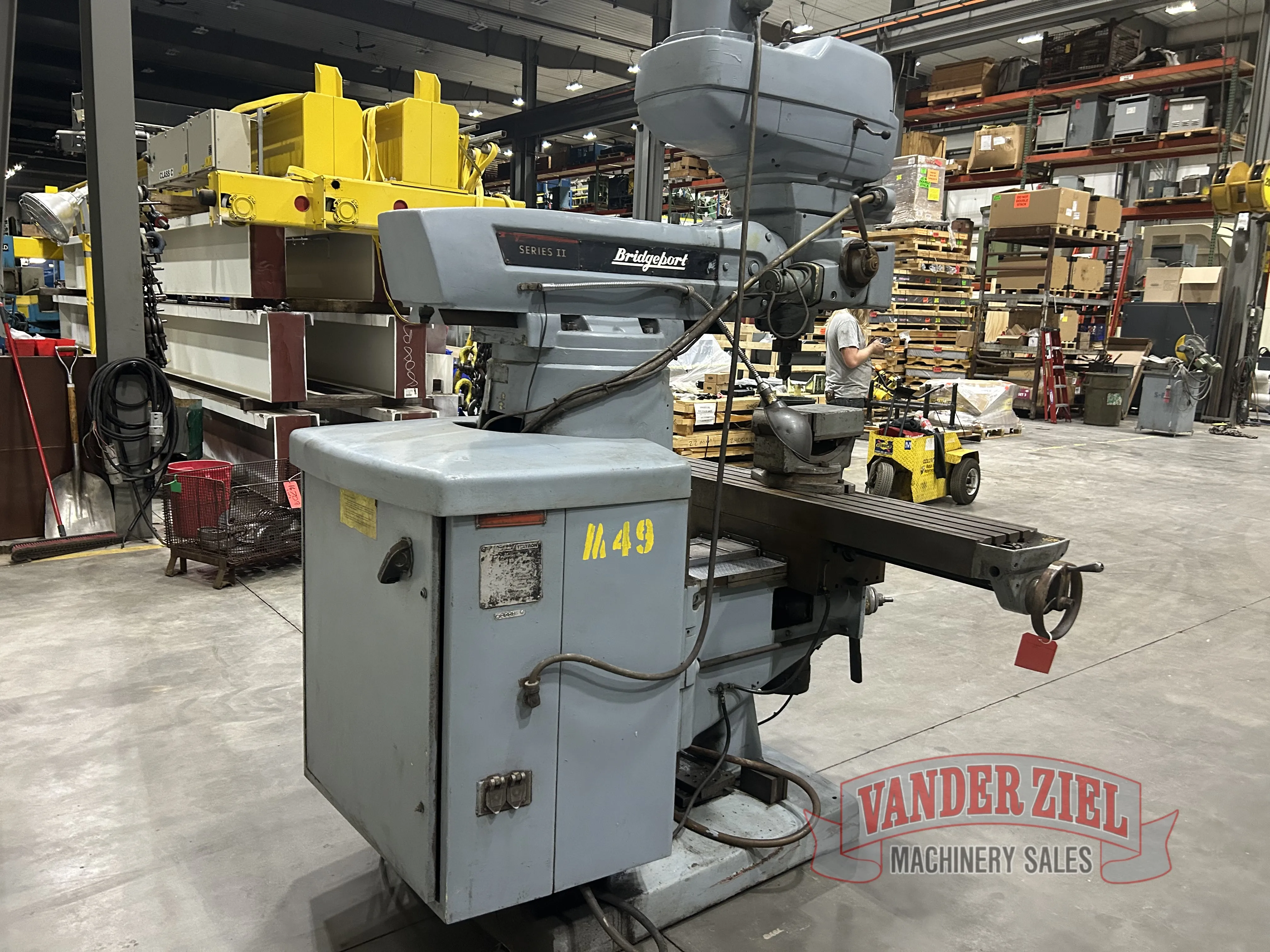 Bridgeport #Series-II, vertical knee mill, 11" x58" table - Image 2