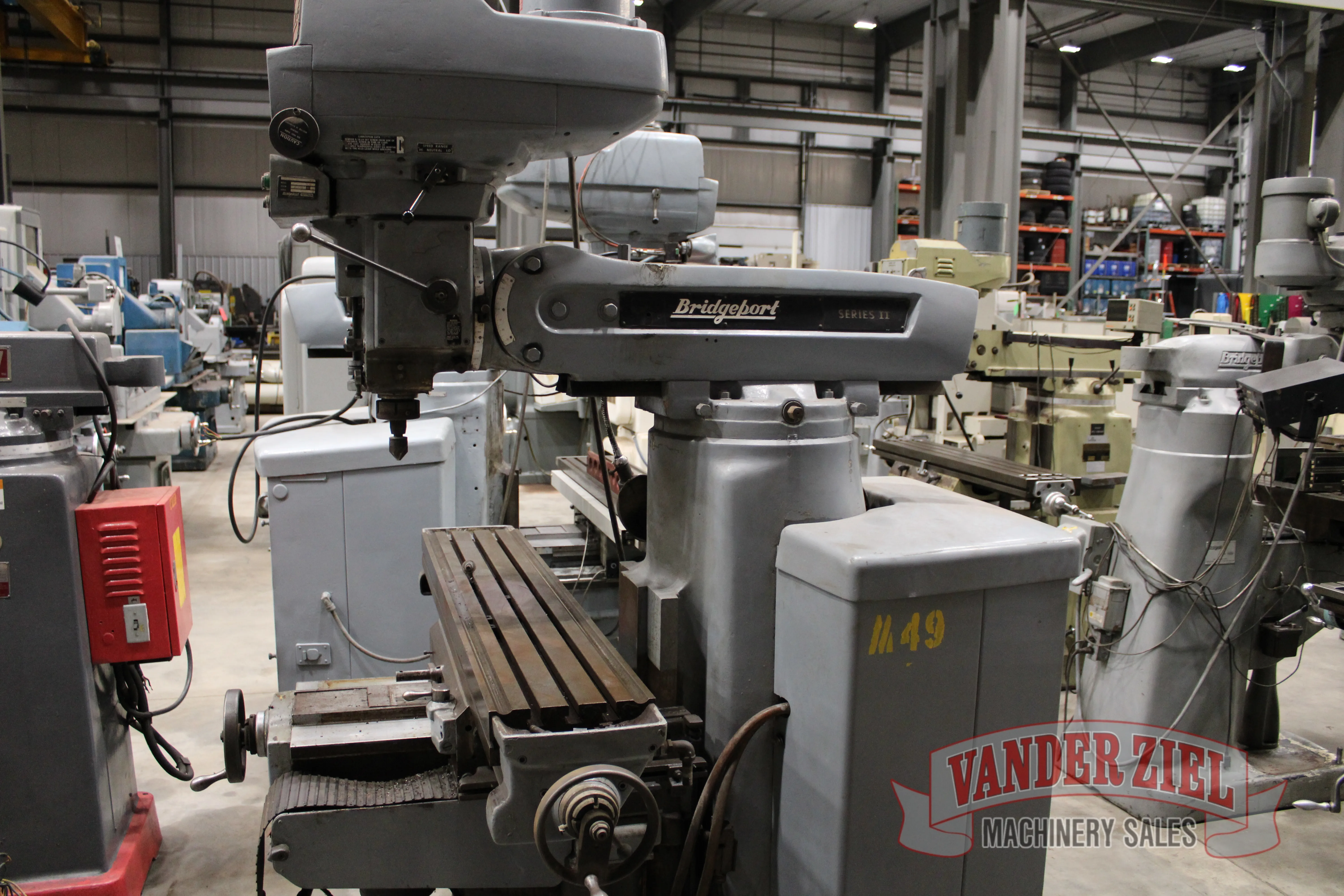 Bridgeport #Series-II, vertical knee mill, 11" x58" table - Image 4