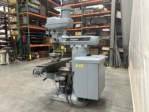 Bridgeport #Series-II, vertical knee mill, 11" x58" table - Image 5