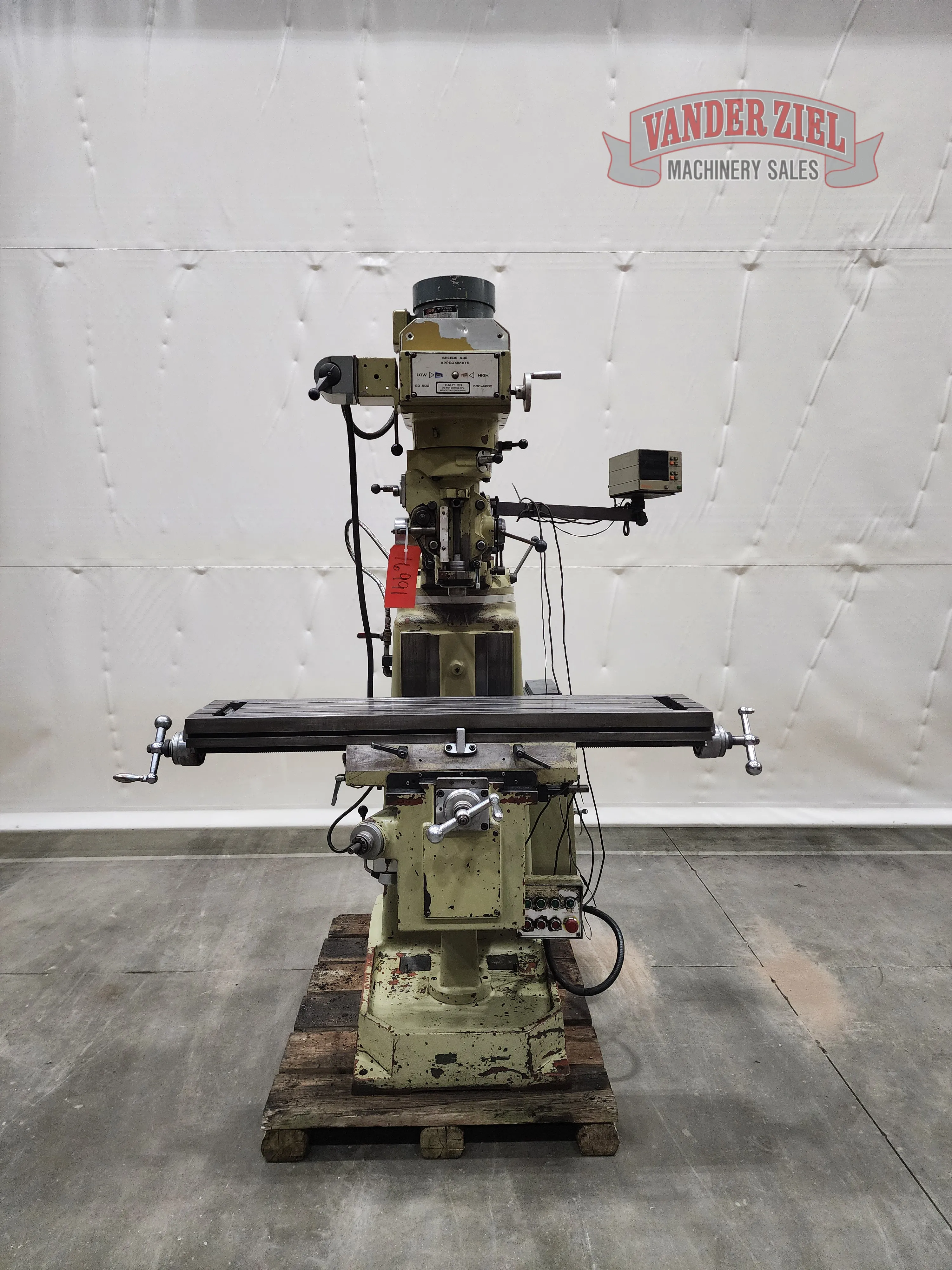 Willis #1050, vertical knee mill - Image 1