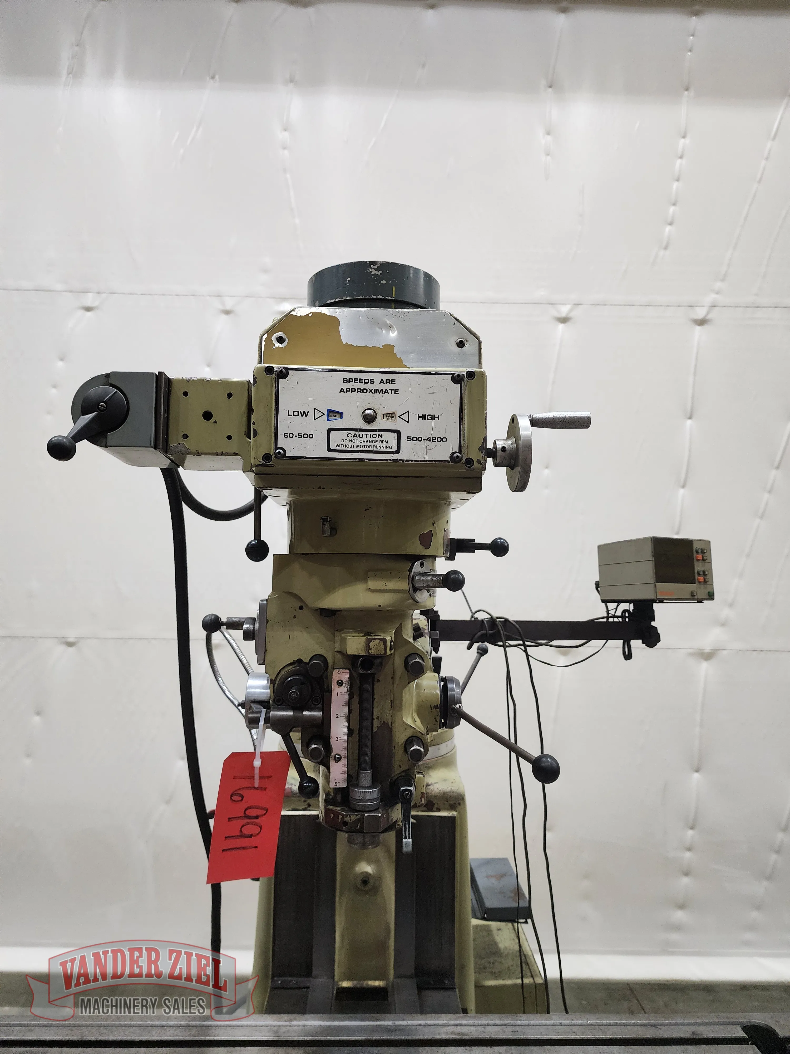 Willis #1050, vertical knee mill - Image 3