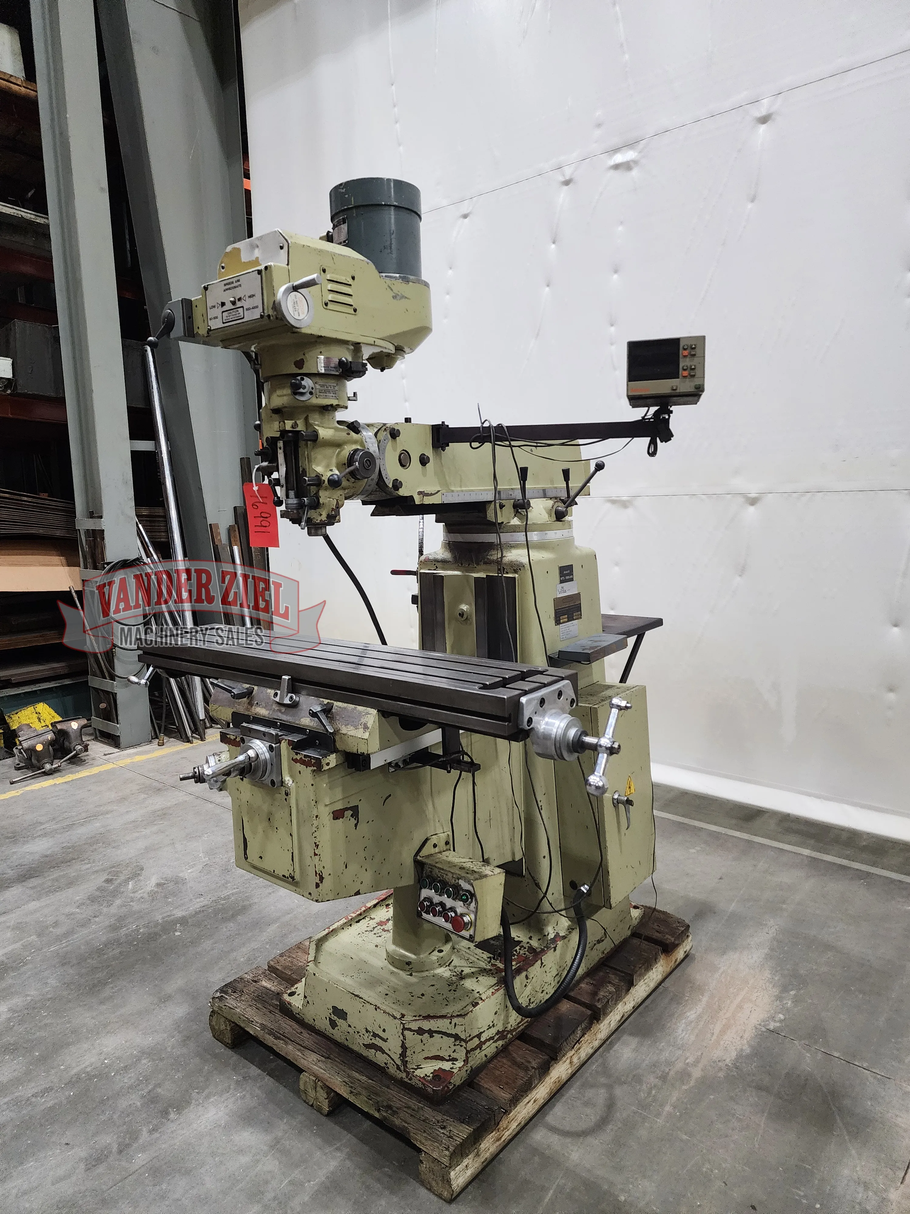 Willis #1050, vertical knee mill - Image 4