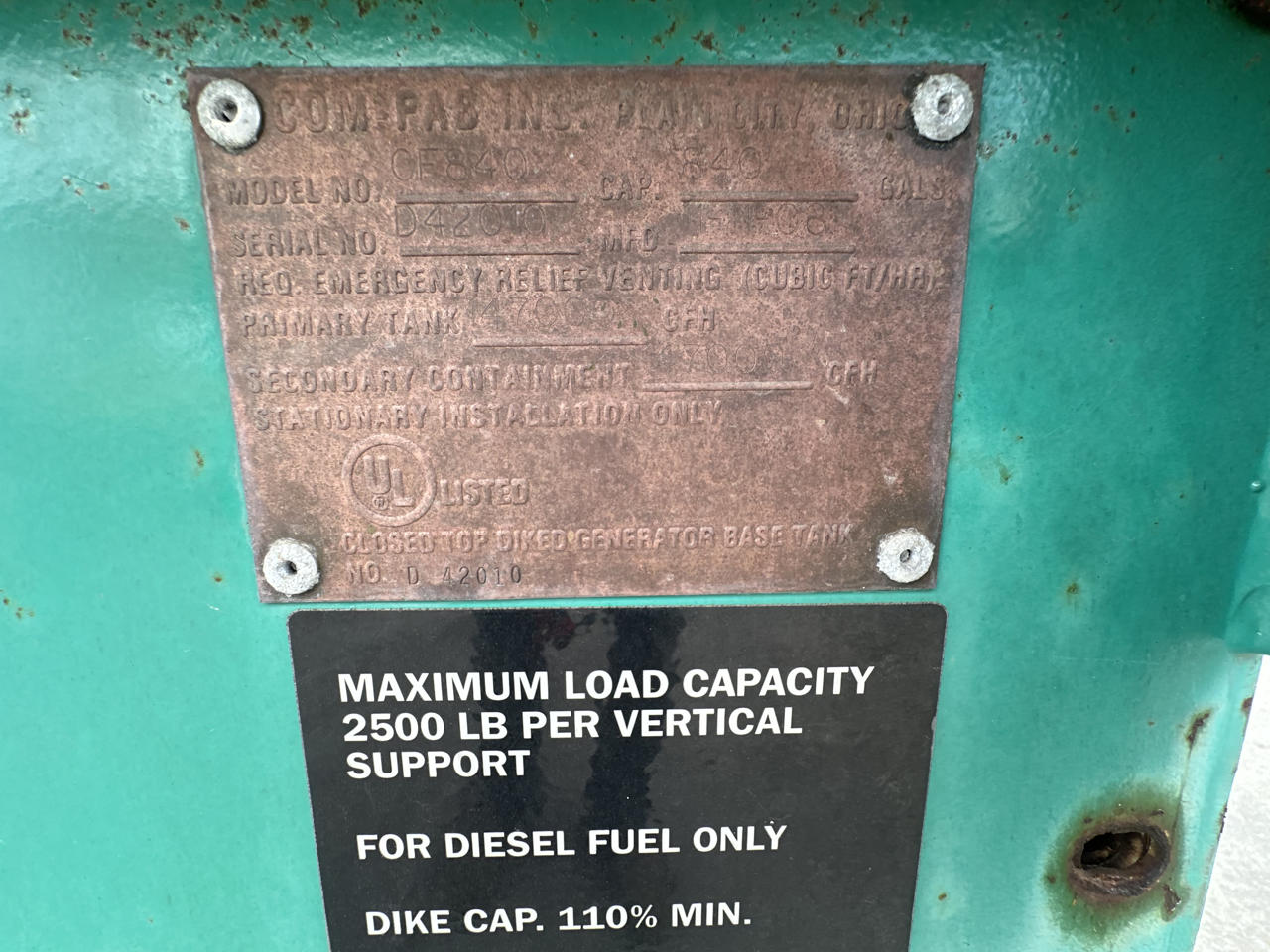500 KW Cummins, Onan #QSX15-G9, diesel generator set w/enclosure & base fuel tank, 120/240 Volts, Tier 2 - Image 9