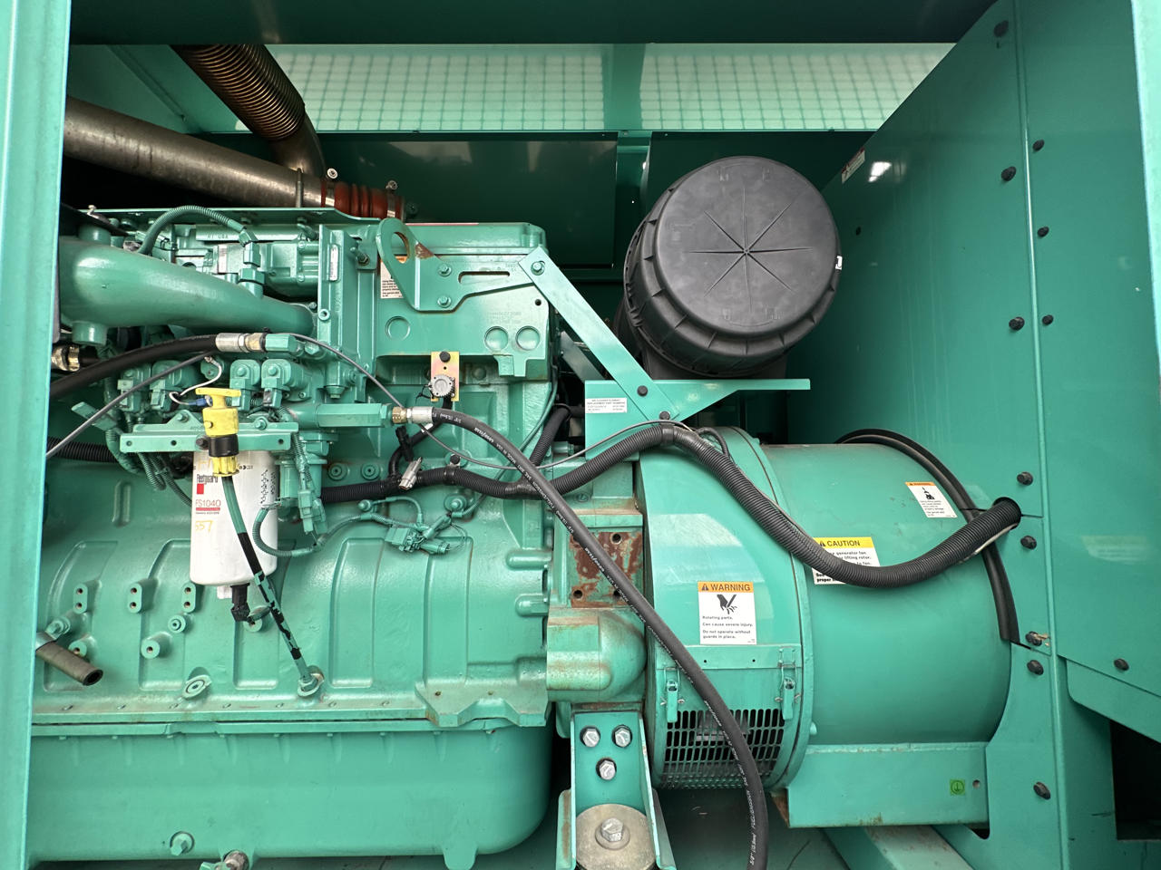 500 KW Cummins, Onan #QSX15-G9, diesel generator set w/enclosure & base fuel tank, 120/240 Volts, Tier 2 - Image 10