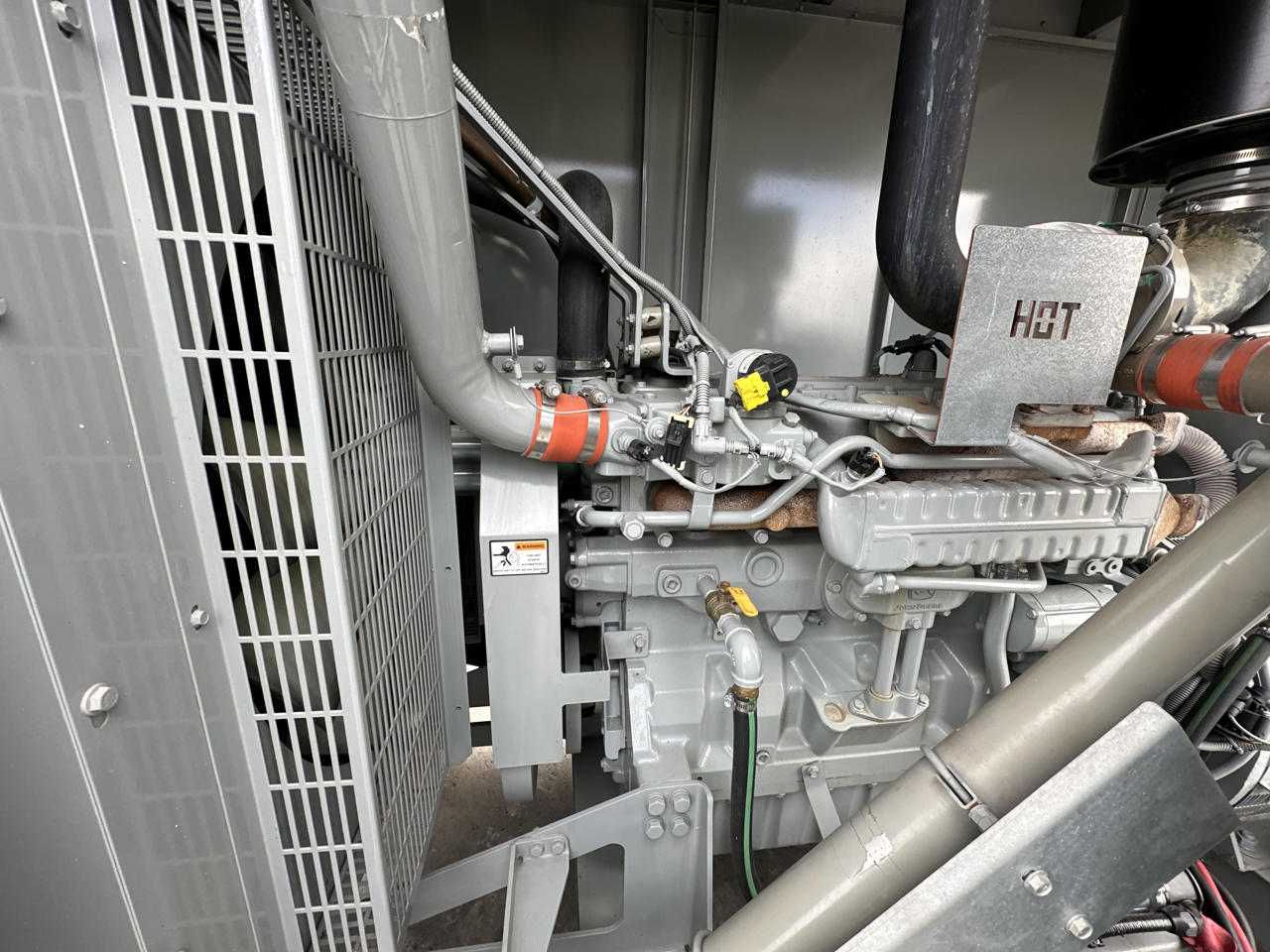 275 KW MTU #6090HF485, diesel generator w/enclosure, 9 liter J Deere engine, 277/480 Volts, Tier 3 - Image 8