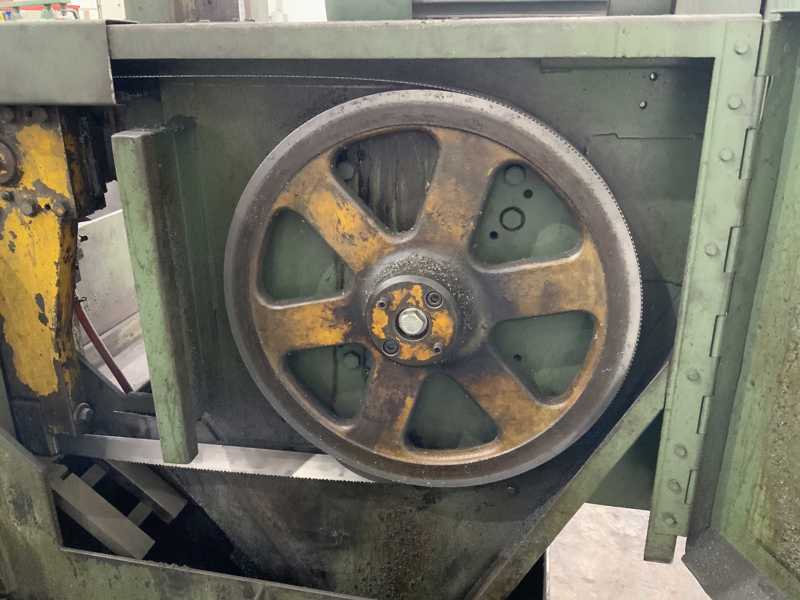 14" x 14" Hyd-Mech #H-14A, horizontal band saw, 15' 4" x 1-1/2" blade, power down feed, 60-350 SFM - Image 8