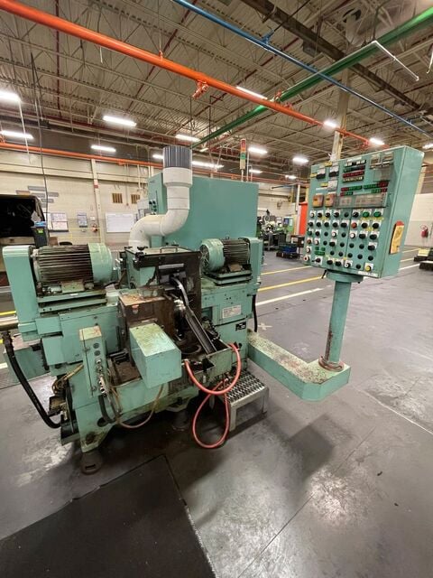 Koyo #HD3C, rotary style horizontal disc grinder, 1740 RPM, 10 HP motor, 12" x 1.9" x 6.1" wheel, 1999 - Image 9