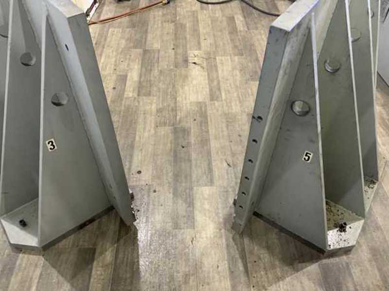43-1/2" x 42" x 24" Drilled & tapped angle plates, 2-1/4" face thickness - Image 6