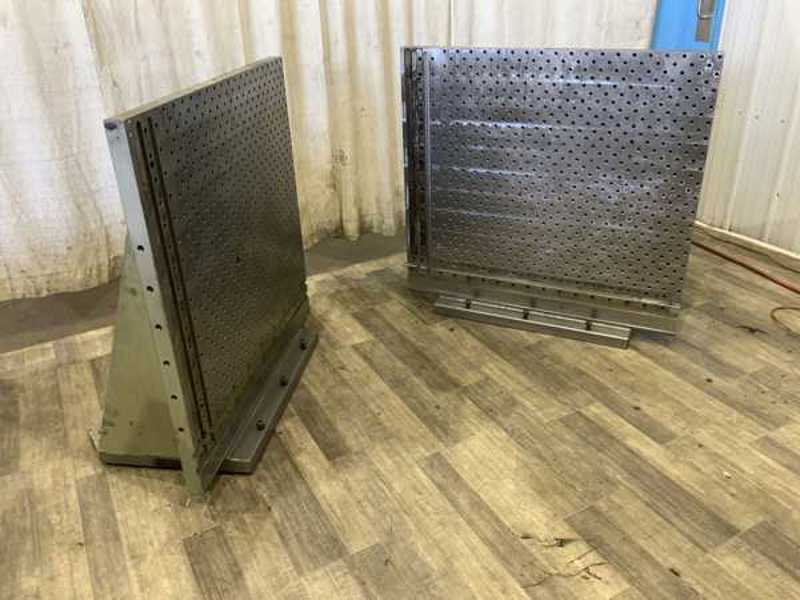 43-1/2" x 42" x 24" Drilled & tapped angle plates, 2-1/4" face thickness - Image 7