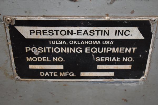 12' x 12' Preston-Eastin #MA1212HD, welding manipulator, powered travel car, variable speed, hand pendant - Image 5