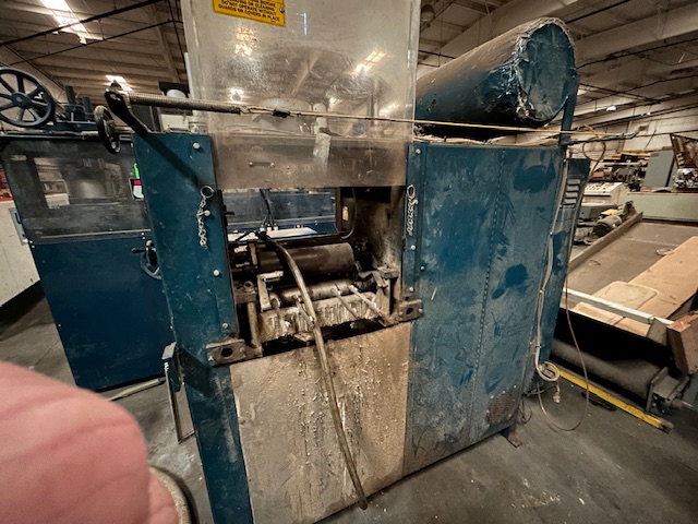14" Union Tool #Series-15-C, Dual Lane Laminator Line, lay-up, in & outfeed conveyors, w/ unloader, hot melt - Image 3