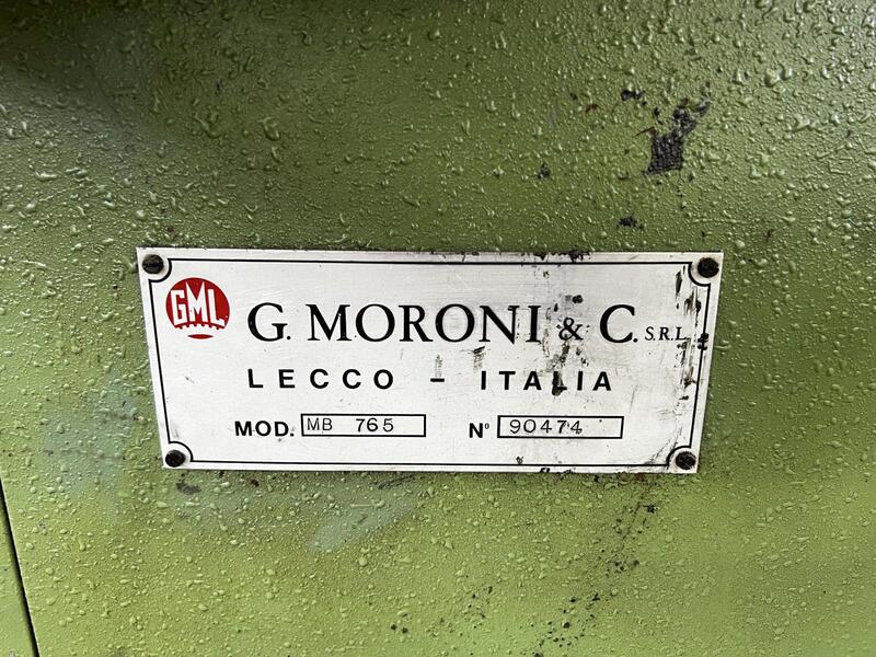 .314" x 3.14" Moroni #MB-765, transfer header, 5-die, 18.5 KW, 230 PPM - Image 3