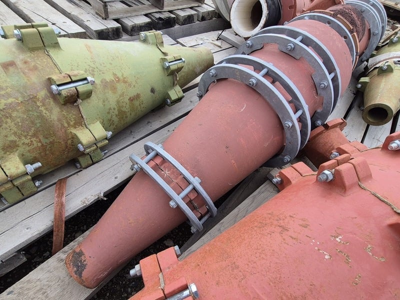 Multotec #C1-42-2BB-LH Hydrocyclone, like new - Image 3