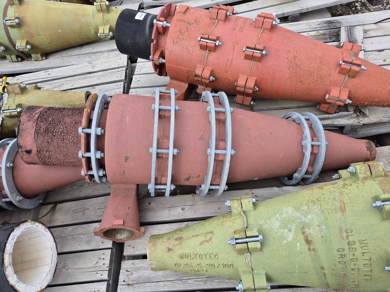Multotec #C1-42-2BB-LH Hydrocyclone, like new - Image 6