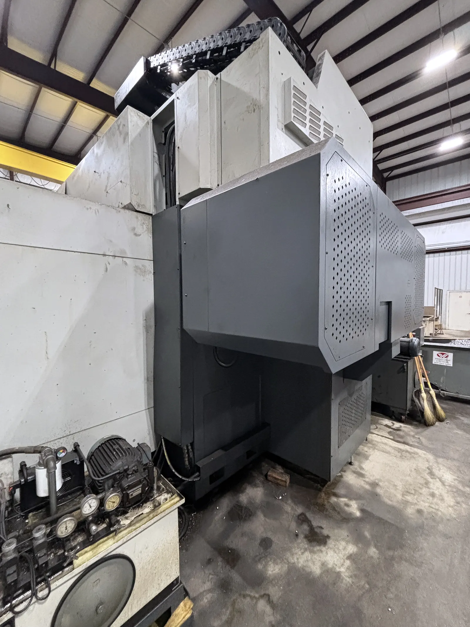 Vision Wide #NF-3226, CNC bridge mill, 40 automatic tool changer, 126" X Travel, 102.4" Y Travel, 40.1" Z, 6k - Image 5
