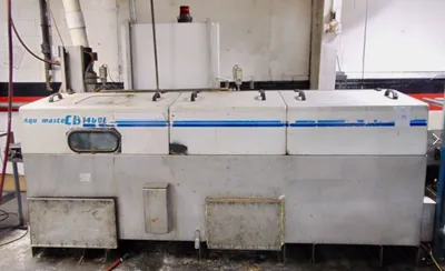 Alliance #Aquamaster-CB1400E, pass thru parts washer, full line, 12 gauge Stainless Steel, 480 V., 3 phase - Image 1