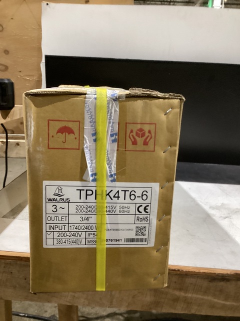 Walrus pump tphk4t6-6 new - Image 2
