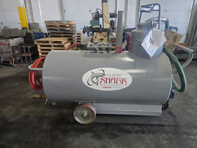 Cecor Shark #SA5-140PT, 140 gallon air operated sump sucker, F23