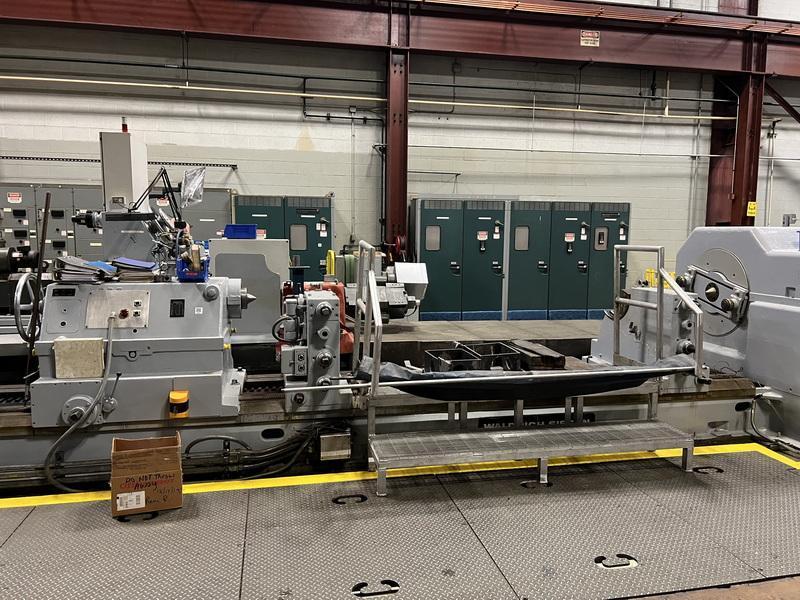 50" x 192" Waldrich Siegen #VS-II-B35x5000, roll grinder, 7-70 RPM, 31.5" x 3.15" x 12" grind wheel, Allen - Image 2