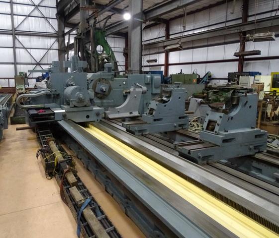 78" x 472" Waldrich #WST-IV-H80X12000, roll grinder w/ cambering & crowning, 32" x 4" x 12" wheel, 300 RPM - Image 1