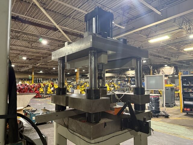 35 Ton, AIM, hydraulic press, as-is - Image 6