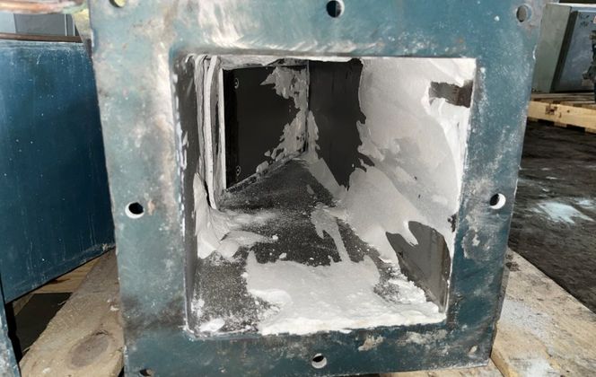 8" Pebco #SBD.8.PA.30-OS-34-NWM, Single Blade Diverter Valve, carbon steel, pneumatically operated, 8" x 8" - Image 9