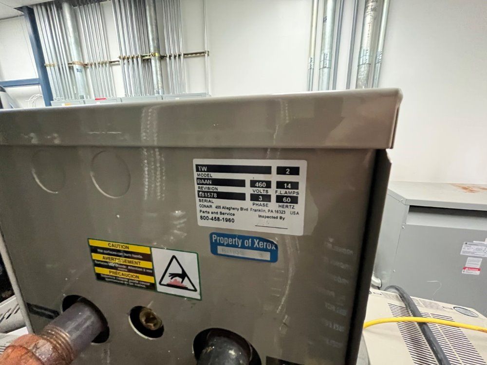 6 KW Conair #TW2, Thermolator, Single Zone, 14 Amps, 460 V - Image 2