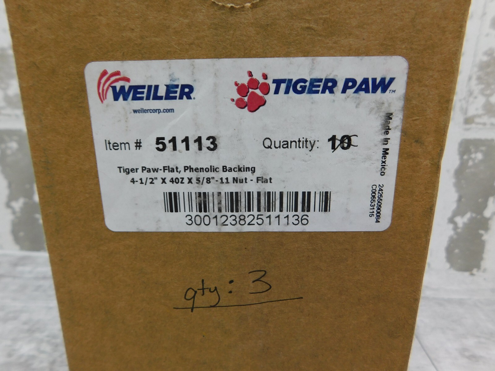 NEW Lot (3) Weiler Tiger Flap Disc & (10) Flap Wheel, 51113, 52366 NEW - Image 5