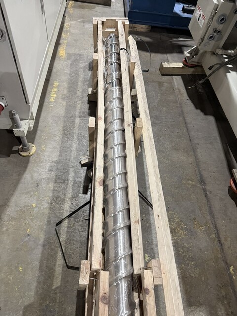 6" Davis Standard #Thermatic-60IN60, single screw extruder, water cooled, 42" centerline, 24:1 L/D, 400 HP - Image 9