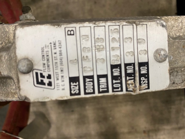 Dezurik, FNW, Orbinox, Trueline, manual Stainless steel knife gate valves, 3" & 4", lot of 11 - Image 3