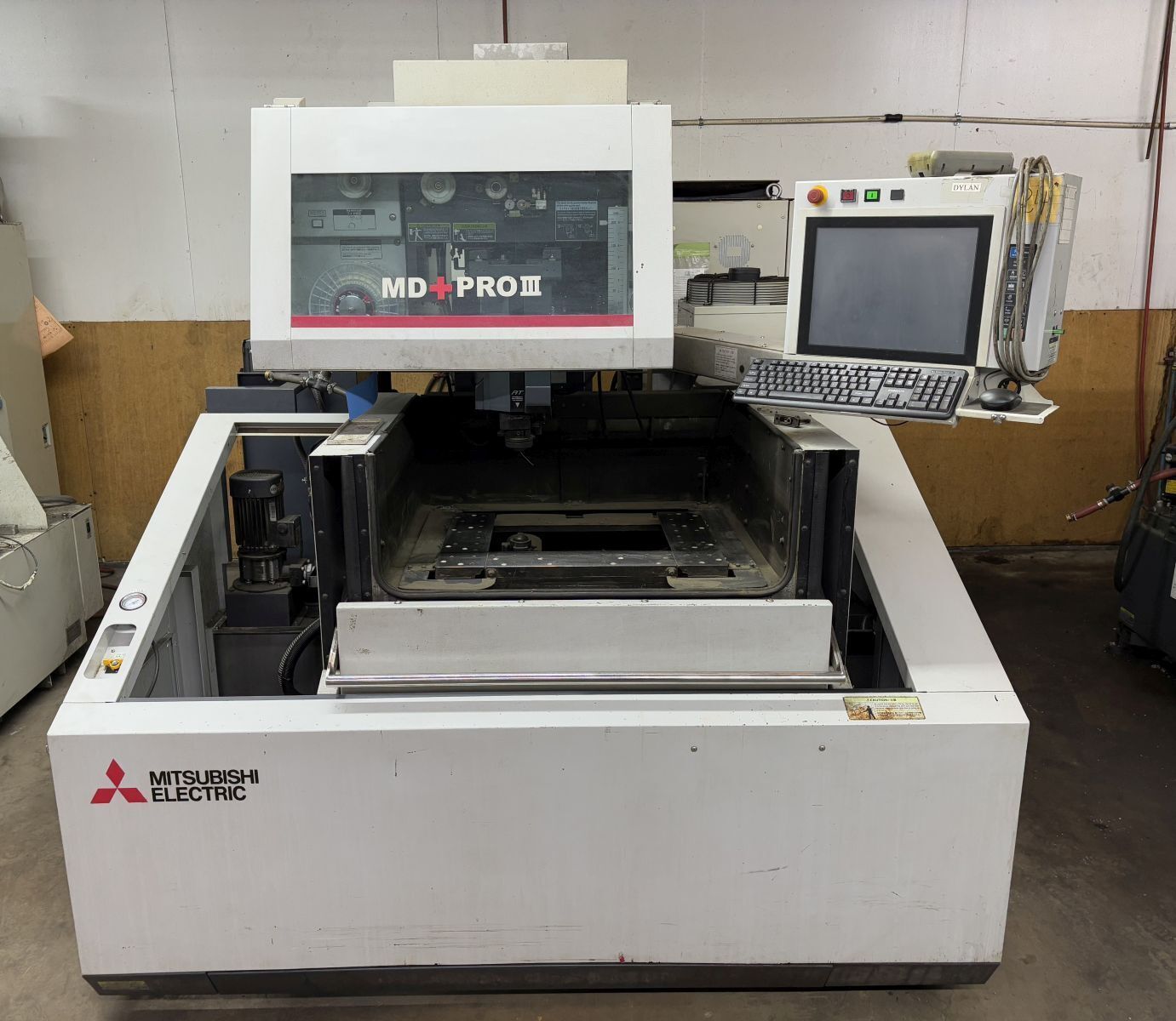 Mitsubishi #MV-1200S-MD+PRO-III, wire Electrical Discharge Machine w/chiller, 15.7"X, 11.8"Y, 8.7"Z - Image 1